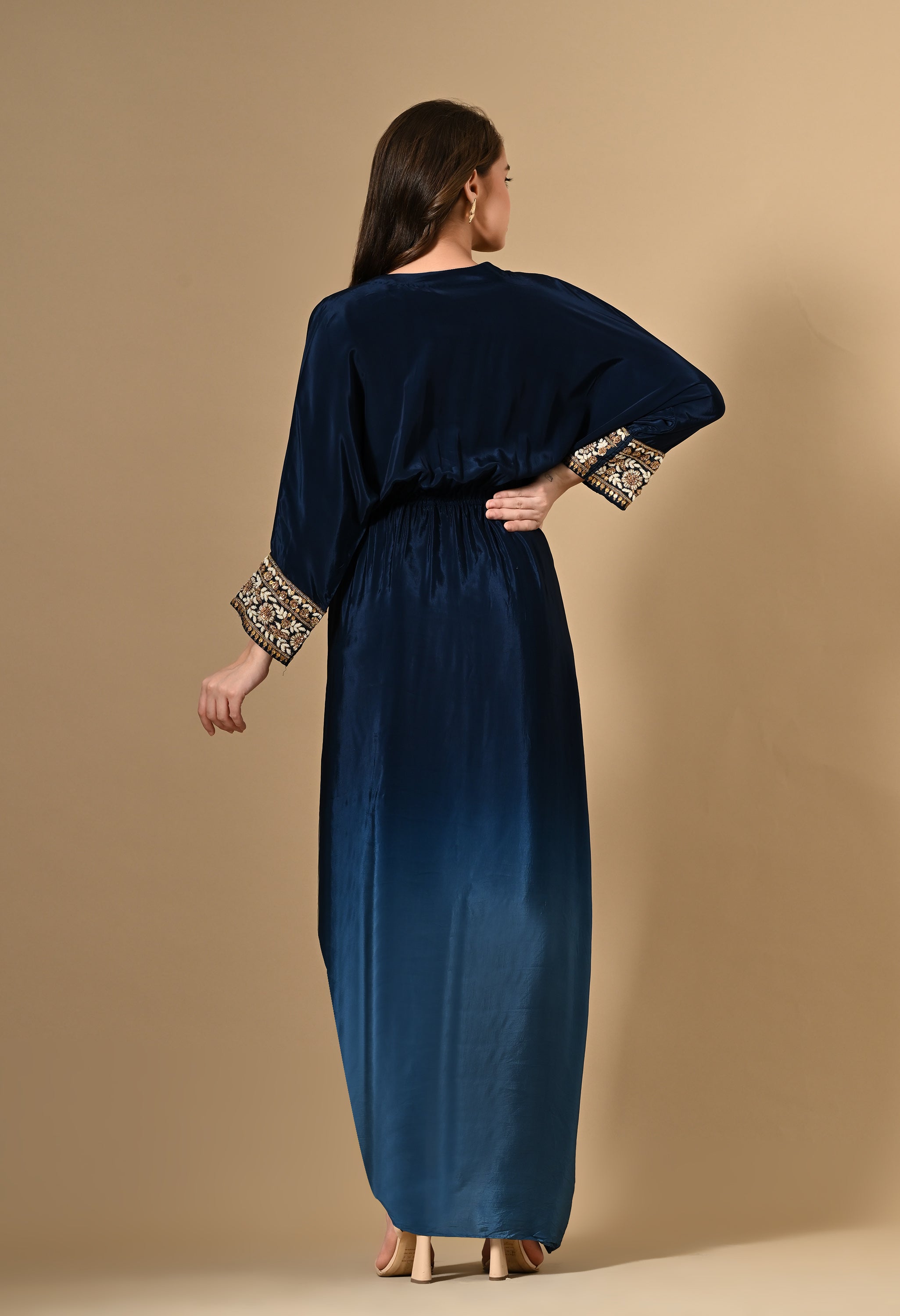 Navy Blue Indo Western Dress