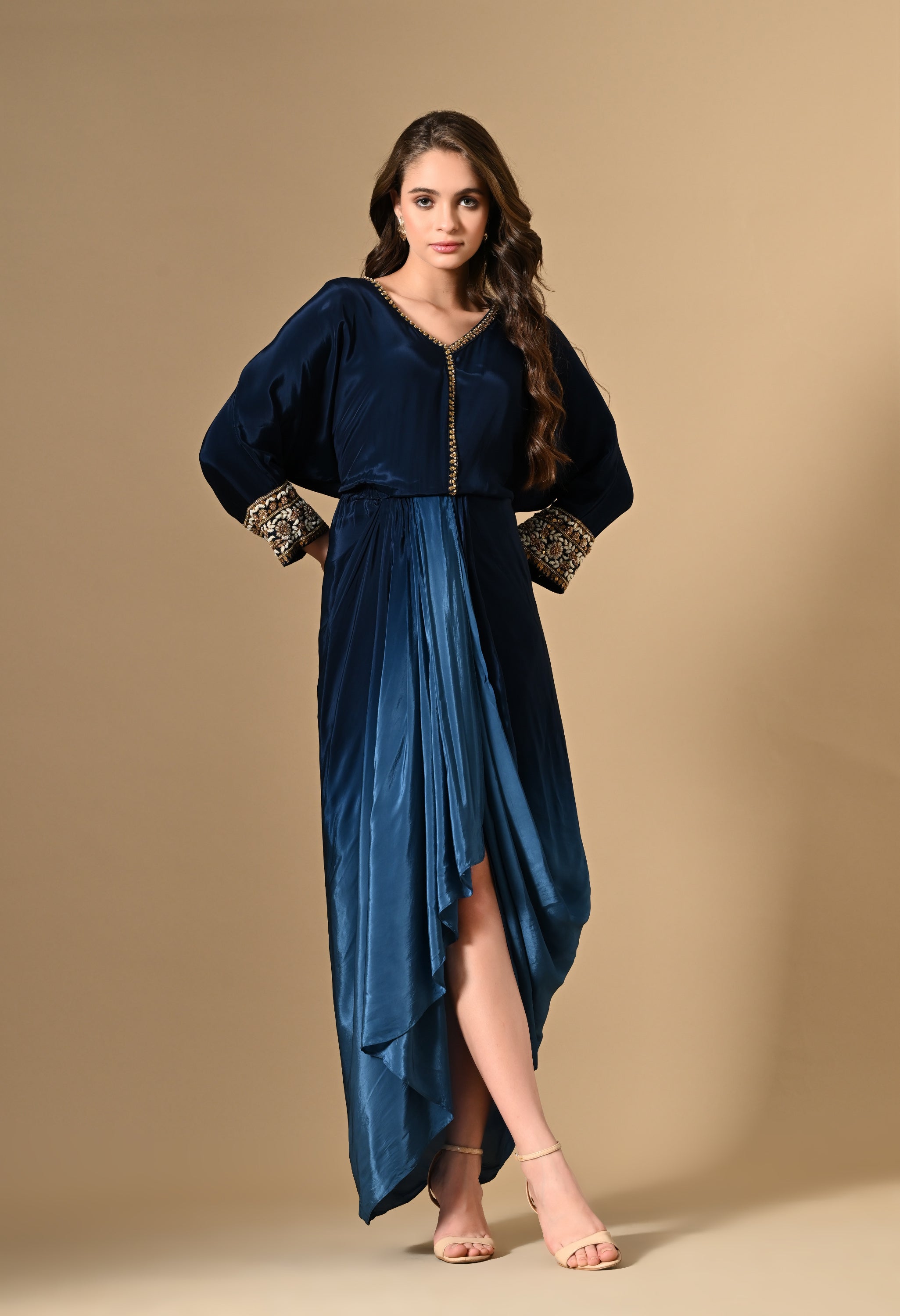 Navy blue western dress hotsell