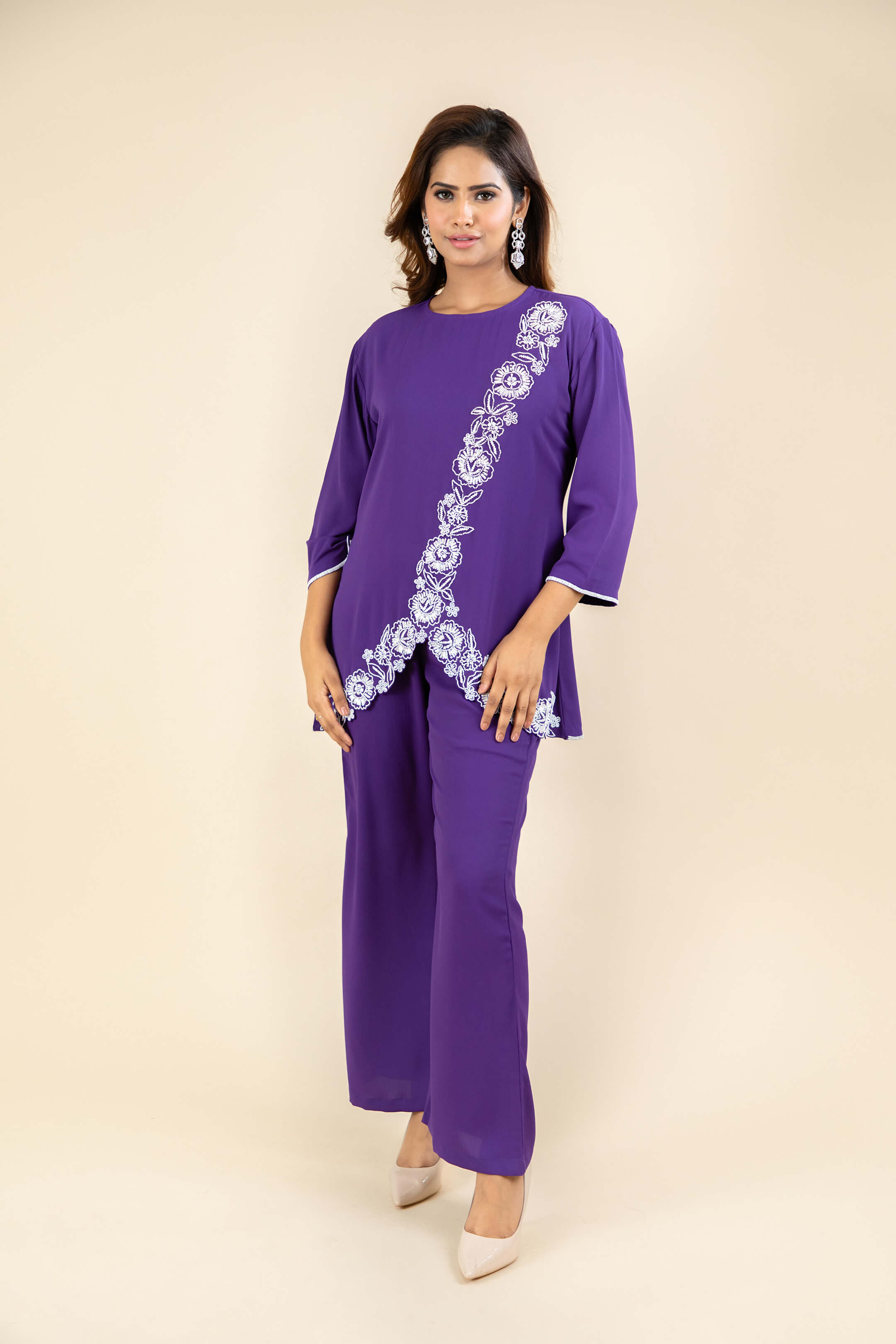 Purple Pearl Co-ord Set