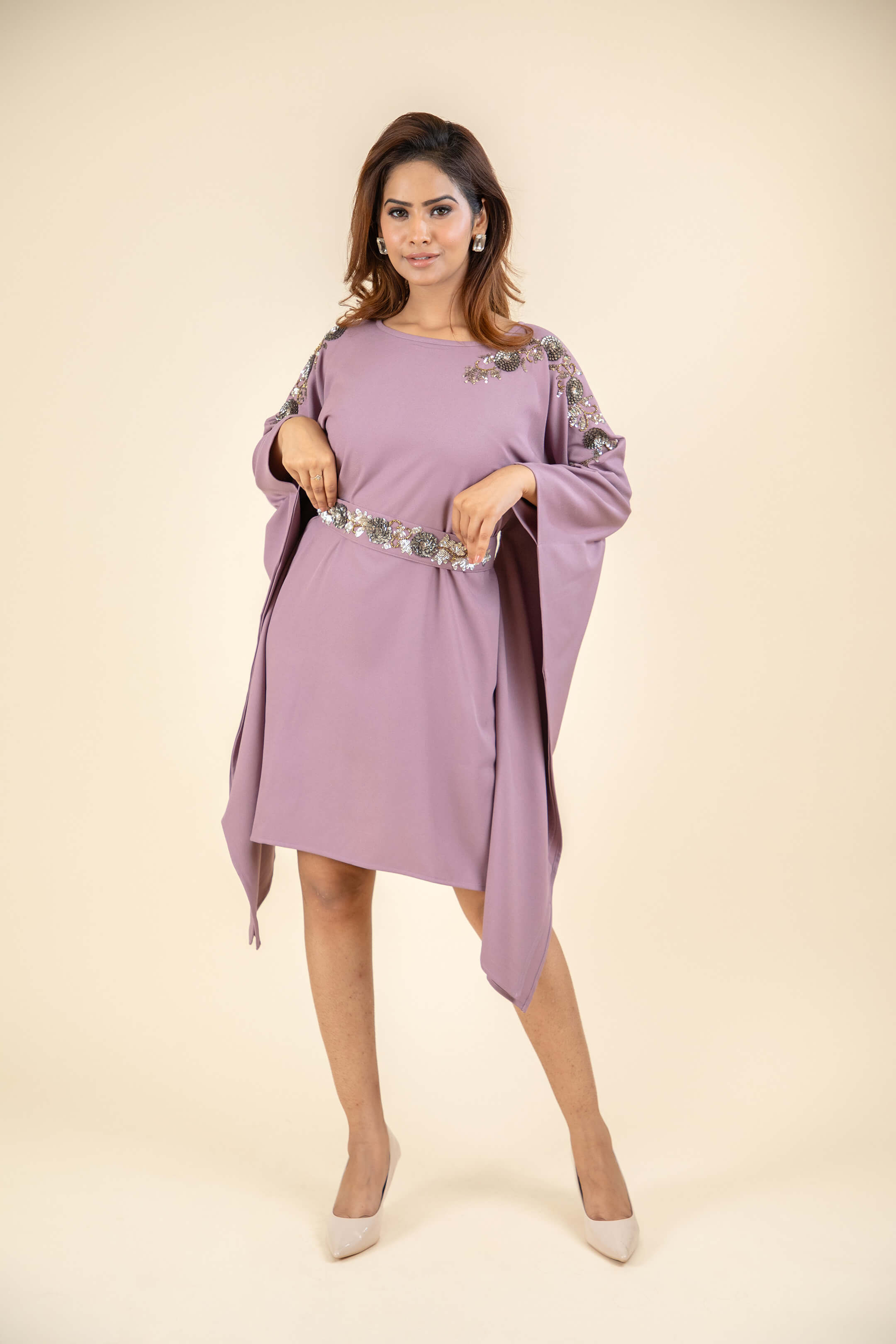 Lilac Cape Dress