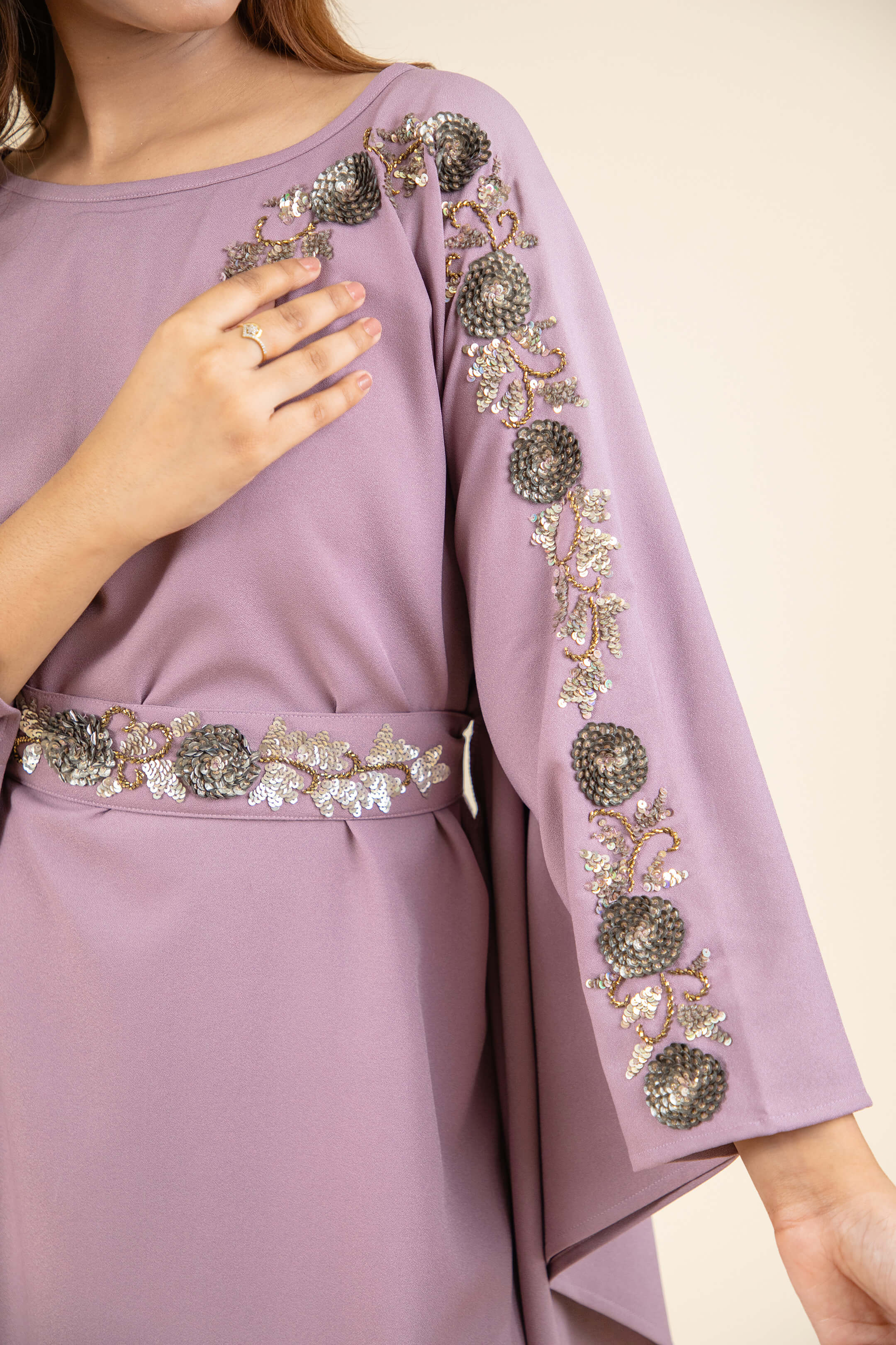 Lilac Cape Dress